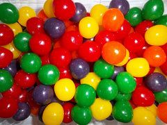 BAYSIDE CANDY fruit sours in a bowl ready to serve, vibrant mix encourages sharing and display