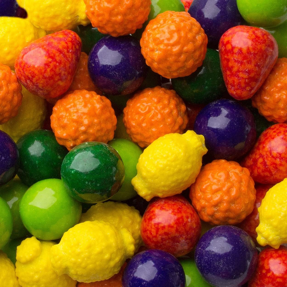 BAYSIDE CANDY front packaging showing vibrant gumballs for sharing and display