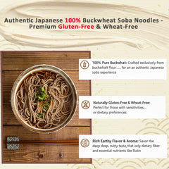 BAYU STORE cooked soba in broth, demonstrating hearty texture and quick preparation