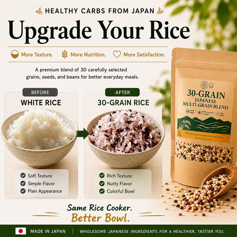 BAYU STORE close-up of grain blend texture highlighting whole-grain quality