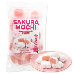 BAYU STORE front packaging showing sakura mochi candies and brand appeal