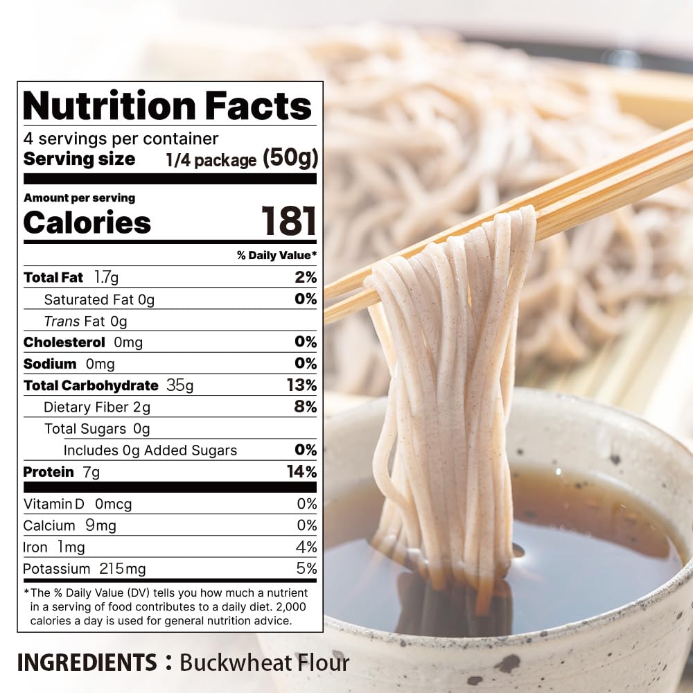 BAYU STORE soba served with dipping sauce, ideal for traditional zaru-style eating