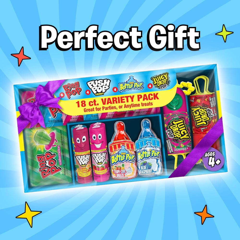 Bazooka Baby Bottle Pop top view showing shape and kid-friendly appeal
