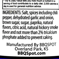 BBQ Spot Rub Some Butt texture view highlighting coarse spices for smoky pork
