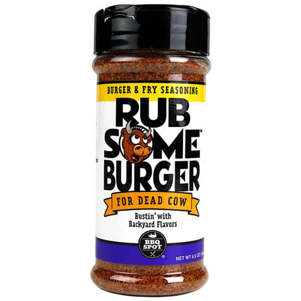 BBQ Spot Rub Some Chicken close-up of jar lid and citrus-herb rub, adds bright flavor