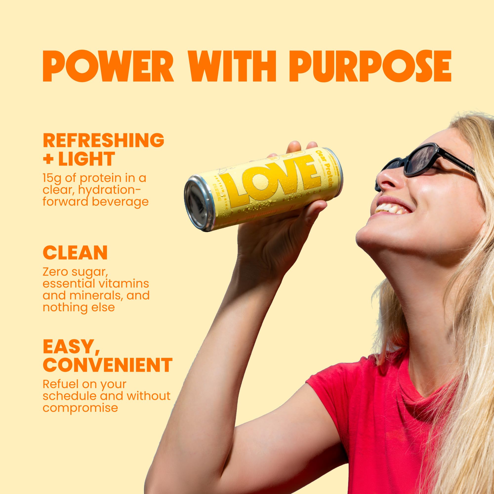 Be Love can side label with ingredient and nutrient highlights for clean formulation