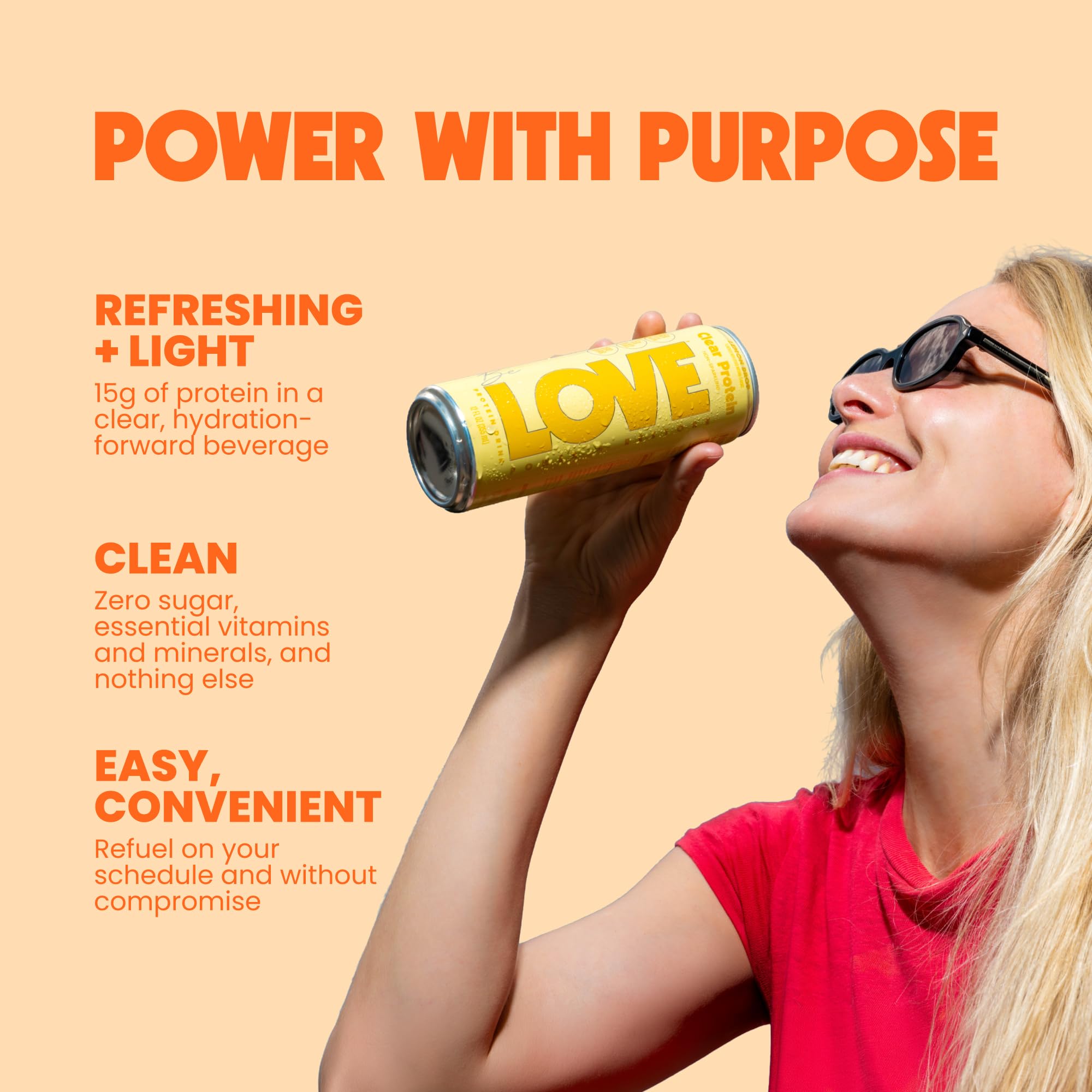 Be LOVE person drinking after workout illustrating quick recovery benefit