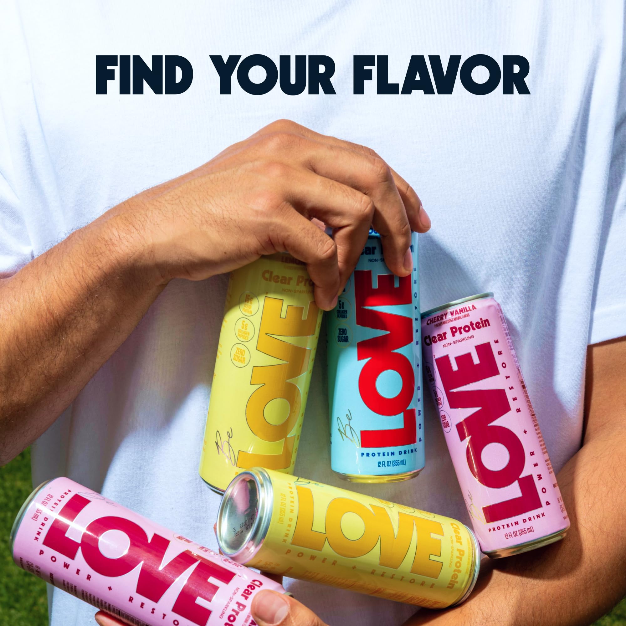 Be Love product on shelf cooler presents chilled display and ready-to-drink benefit