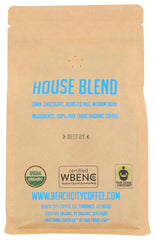 Beach City Coffee open bag with beans and ground coffee showing control over grind benefit