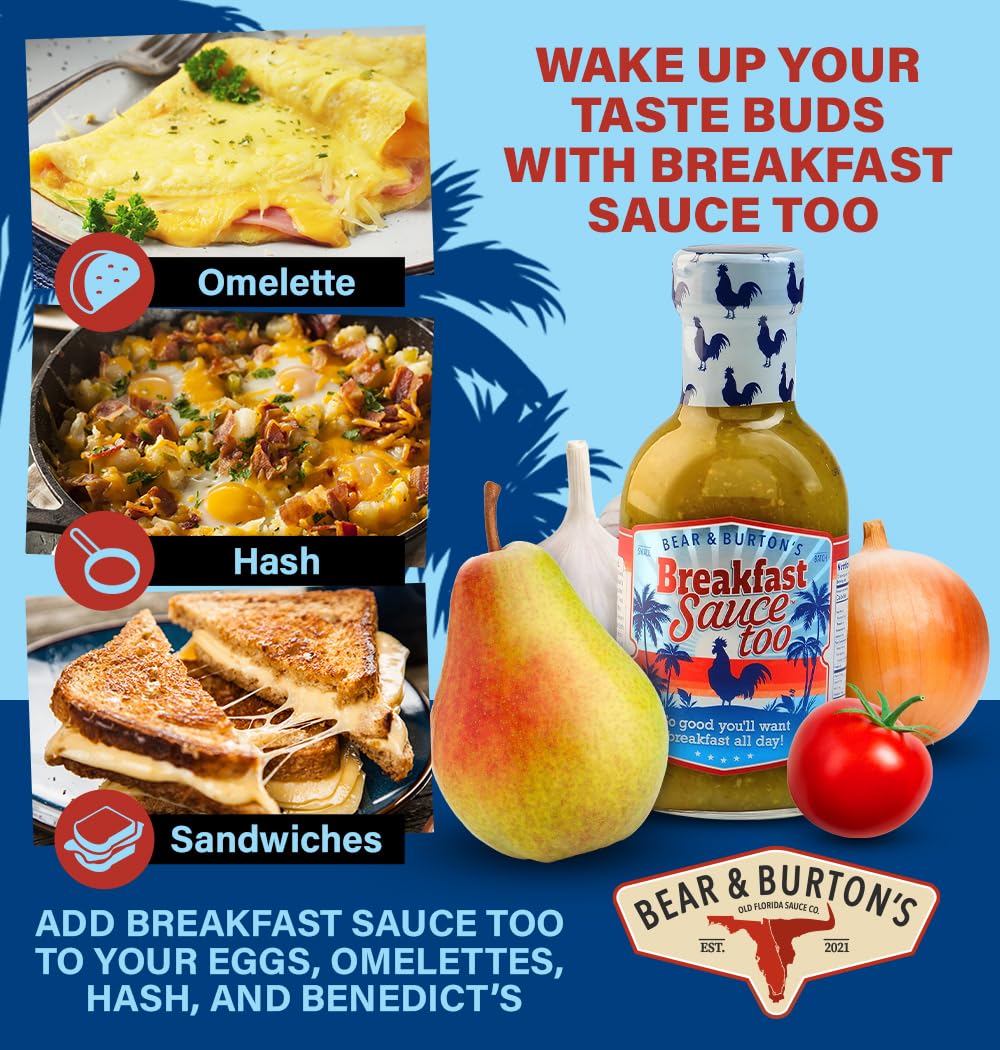Bear & Burton's Breakfast sauce spread on toast boosting morning savory notes