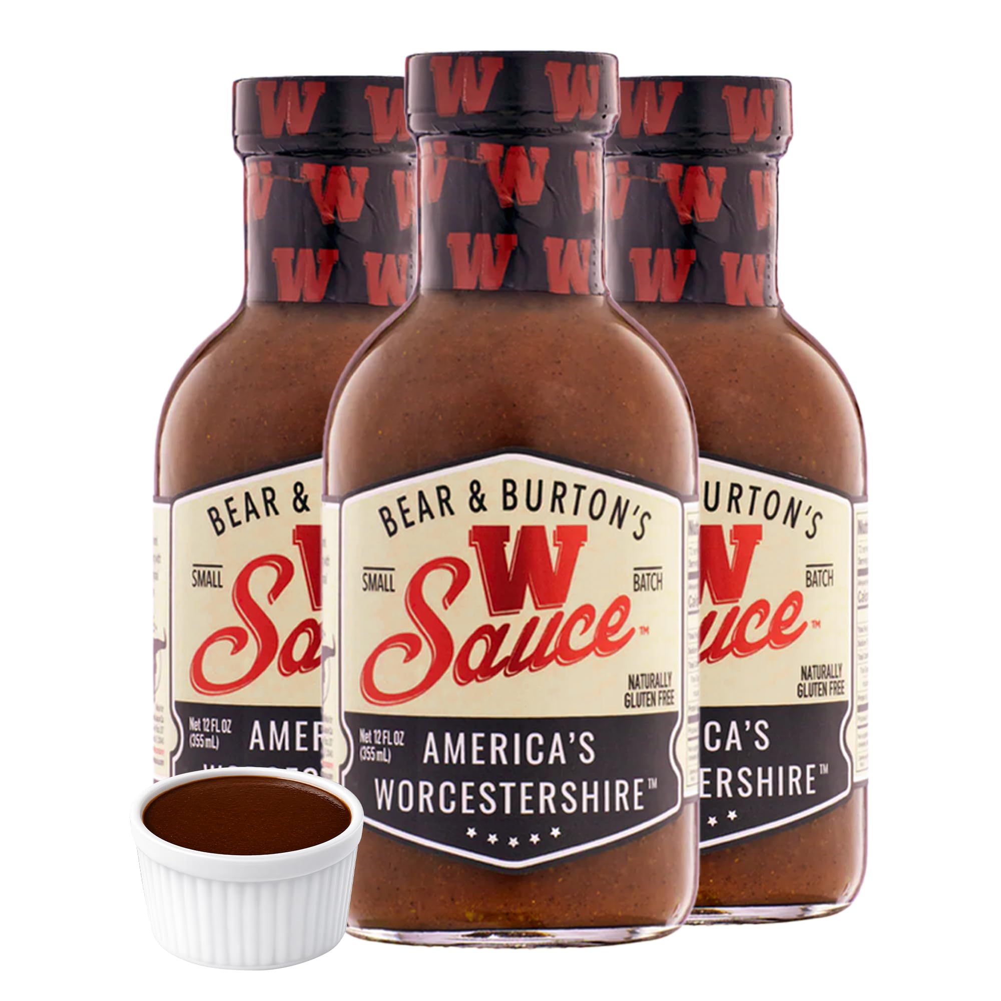 Bear & Burton's bottle front packaging showing label and brand benefit