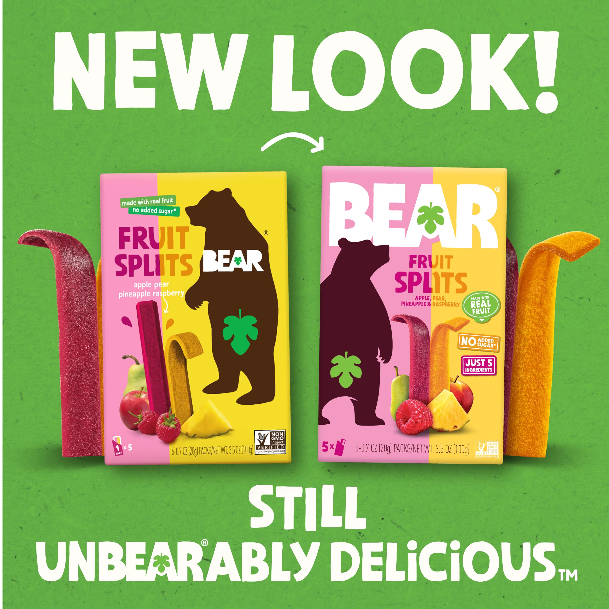 BEAR close-up of baked fruit texture showing real fruit fiber and chew benefit