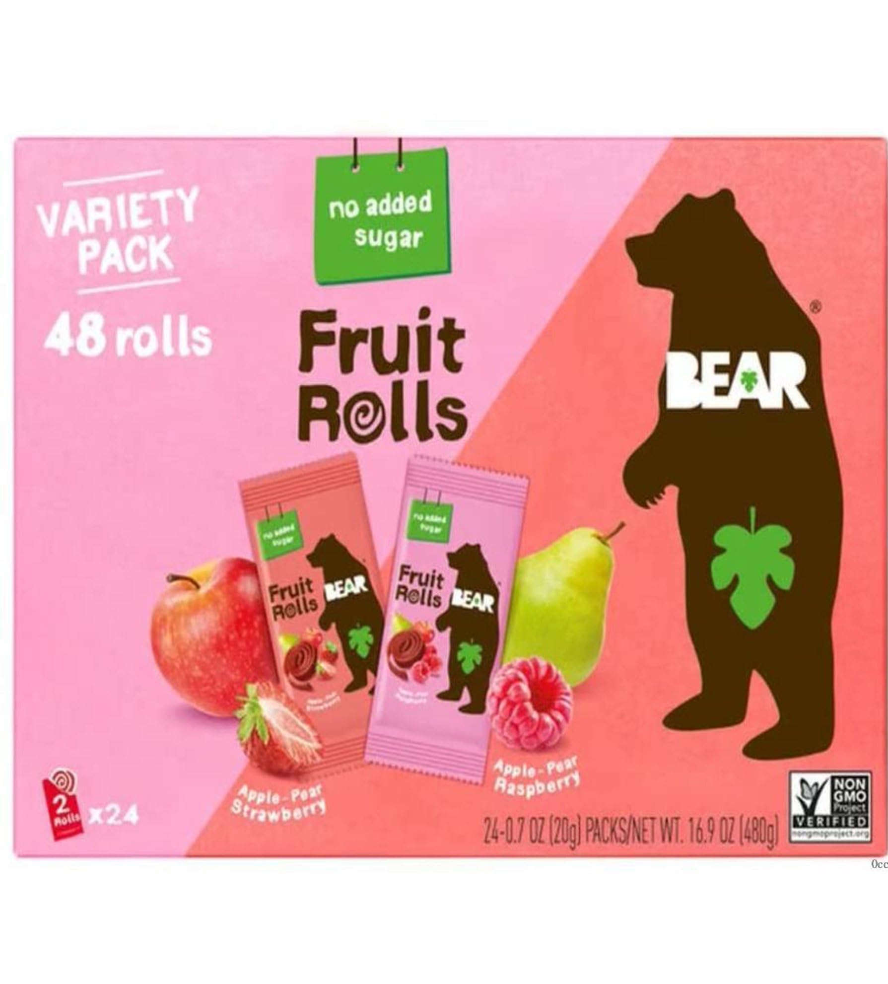 BEAR close-up of fruit roll texture highlighting chewy berry concentrate for flavourful bites