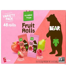 BEAR close-up of fruit roll texture highlighting chewy berry concentrate for flavourful bites