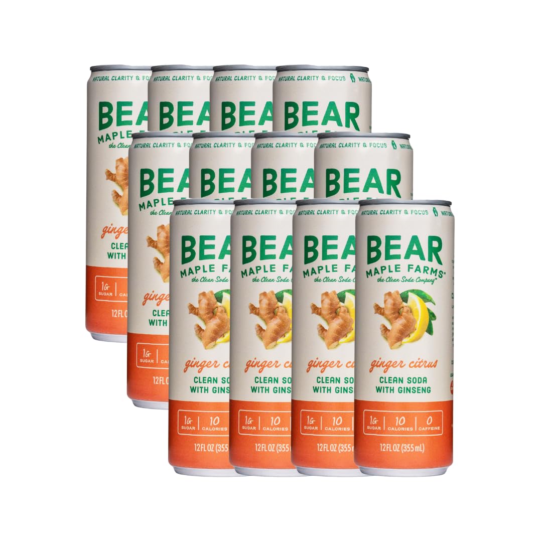 Bear Maple front packaging showing clean, low sugar refreshment