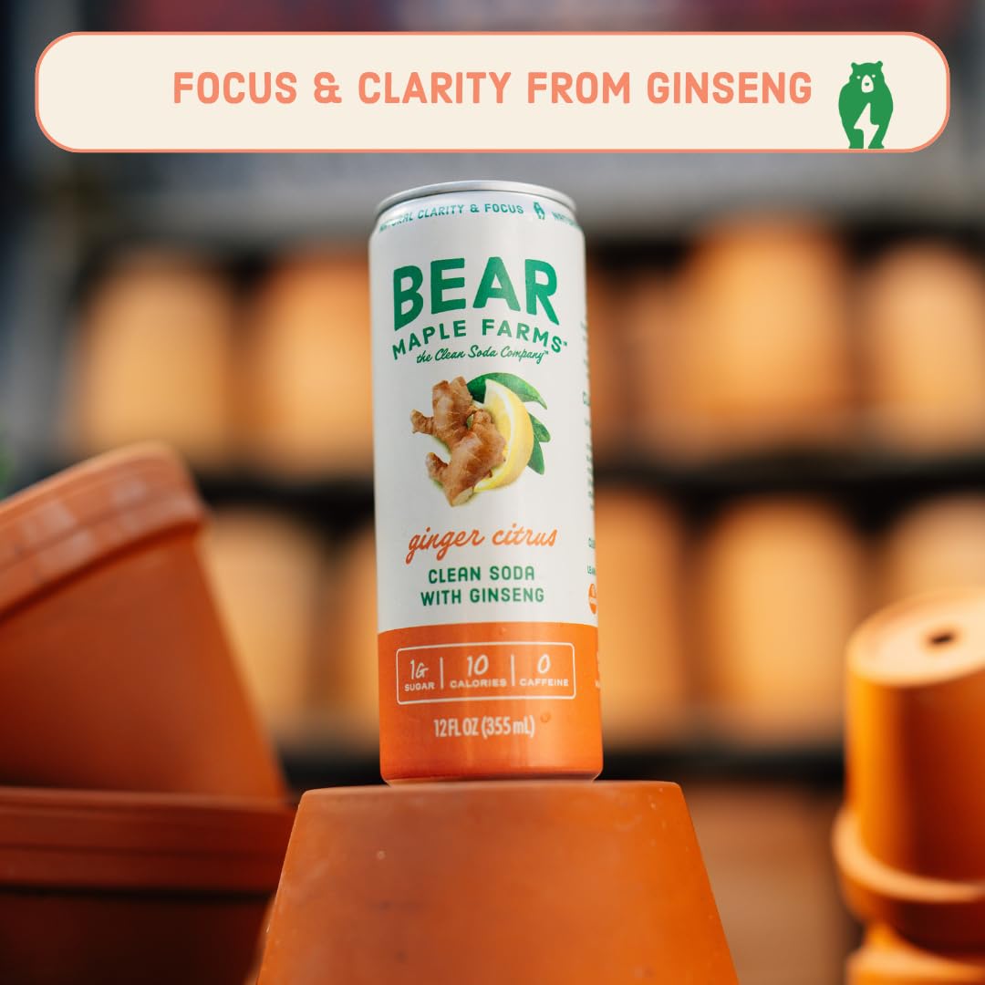 Bear Maple bubbles closeup conveying crisp refreshing mouthfeel