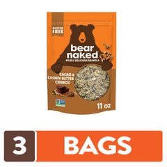 Bear Naked cashew butter clusters detail emphasizing creamy texture and satisfaction