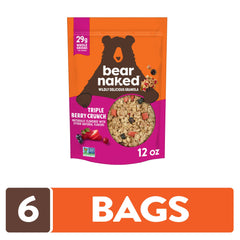 Bear Naked open pouch with oat clusters visible for easy snacking benefit