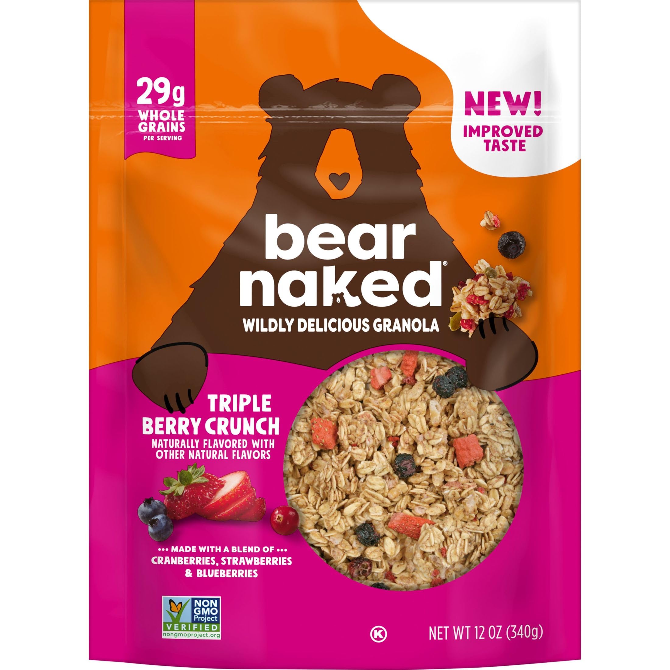 Bear Naked six-pack arrangement highlighting multipack value and storage benefit