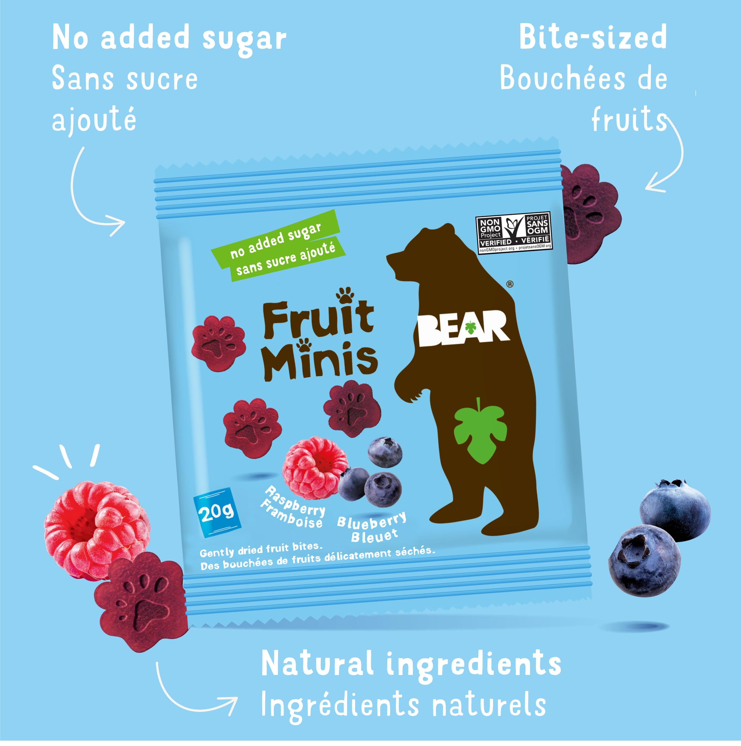 BEAR pack tucked into a child’s lunchbox demonstrating easy packing convenience