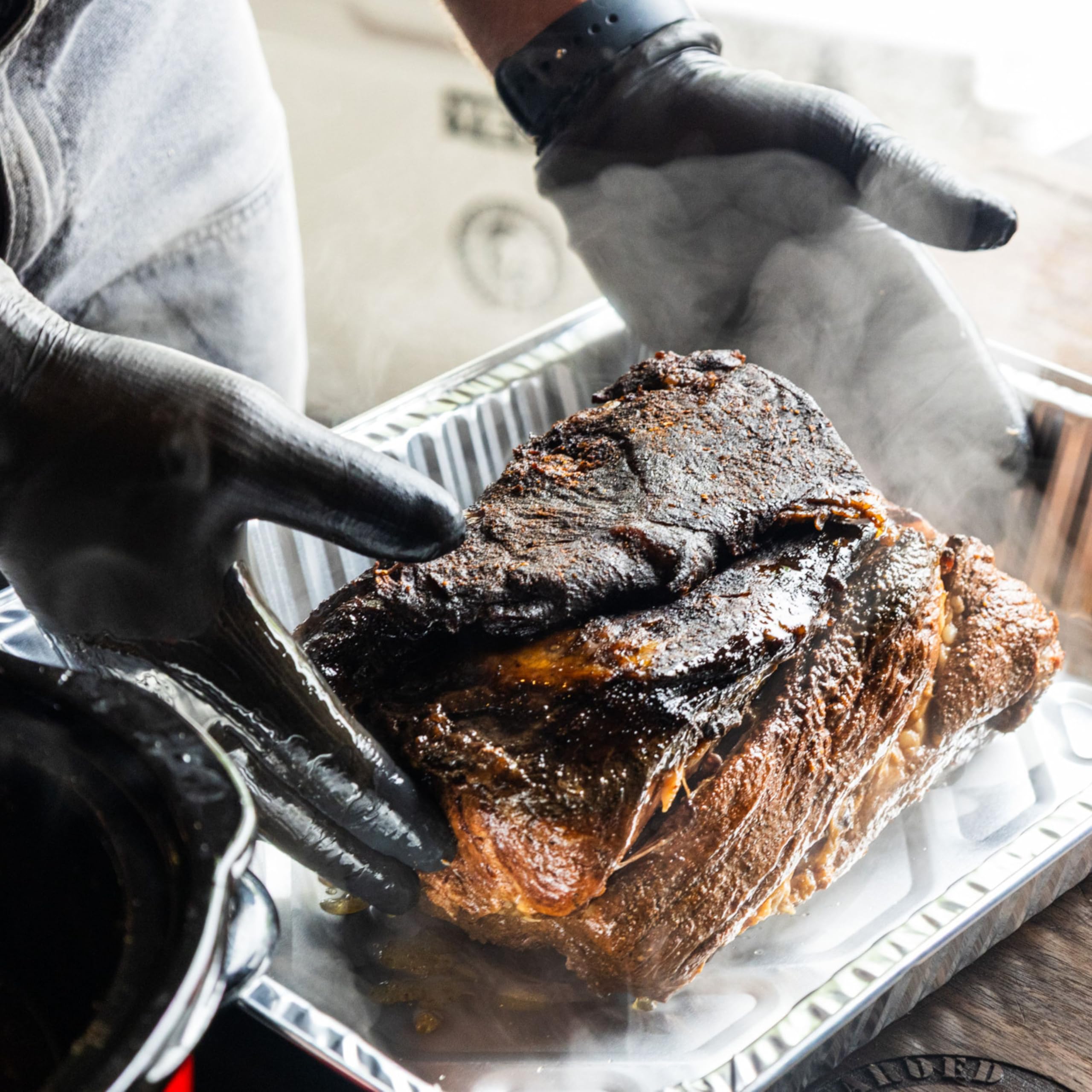 Bearded Butcher seasoning crust on steak showcasing deep bark and enhanced meat flavor