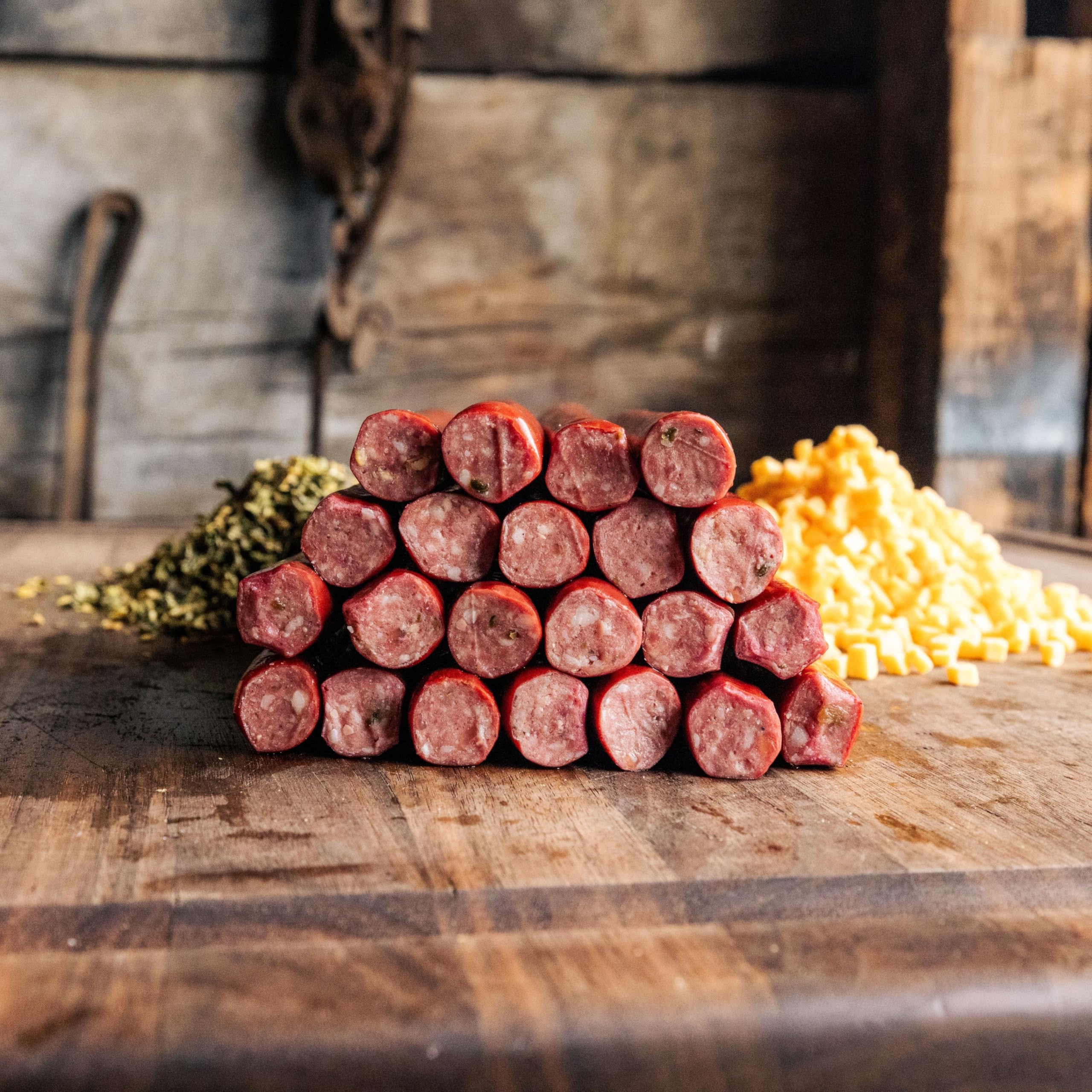 Bearded Butchers package label and natural ingredients list, highlighting dye-free coloring