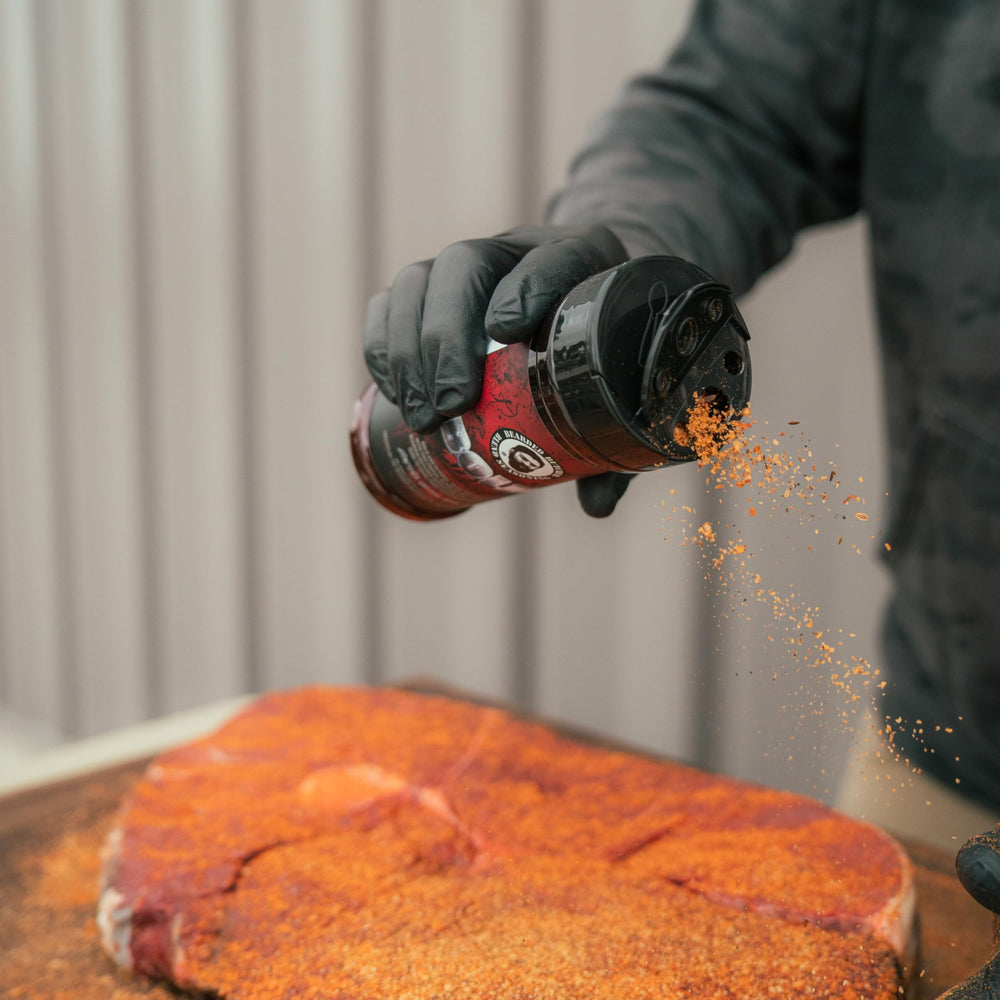 Bearded Butcher seasoning granules close-up showing coarse texture benefit