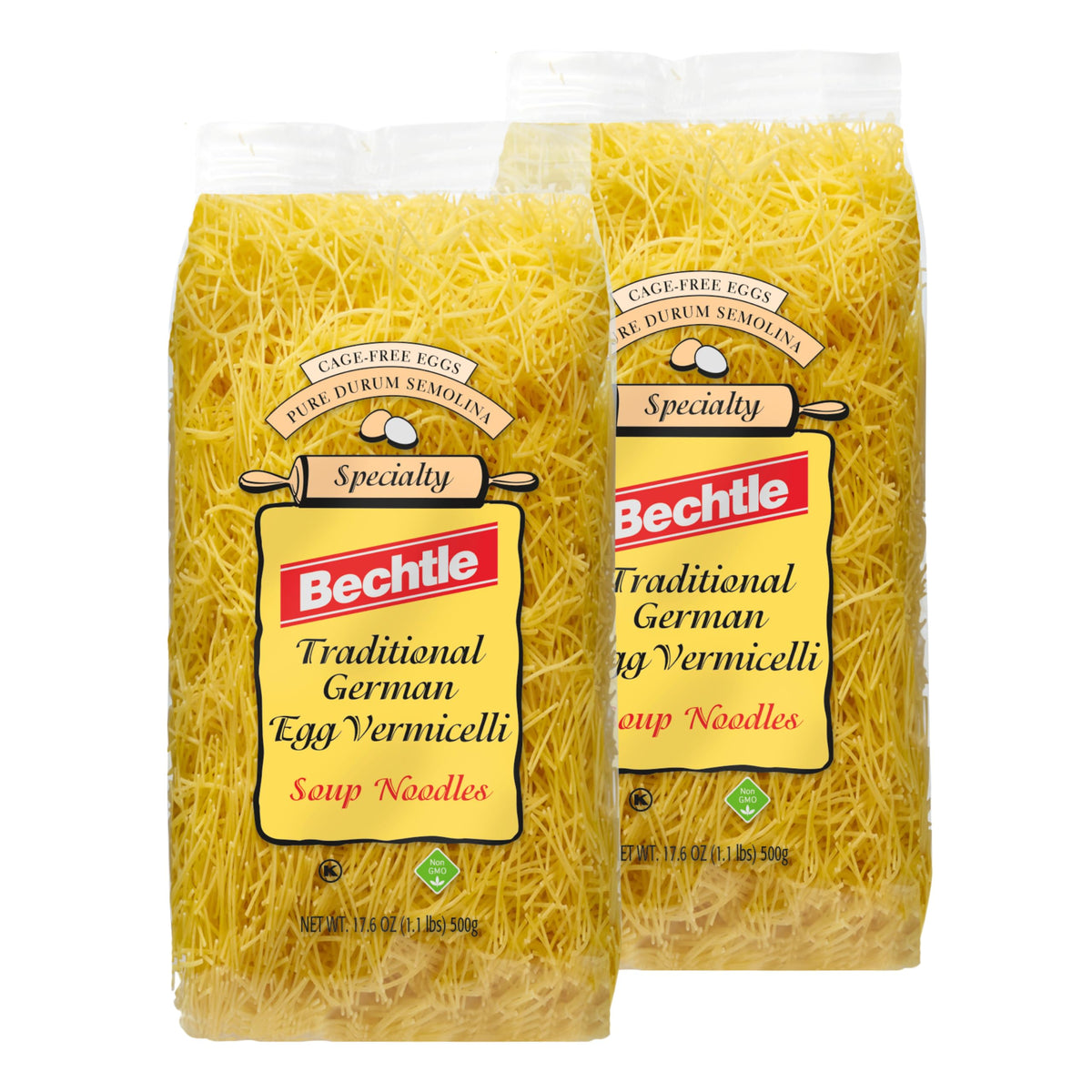 Bechtle front packaging showing product and quick-cook benefit
