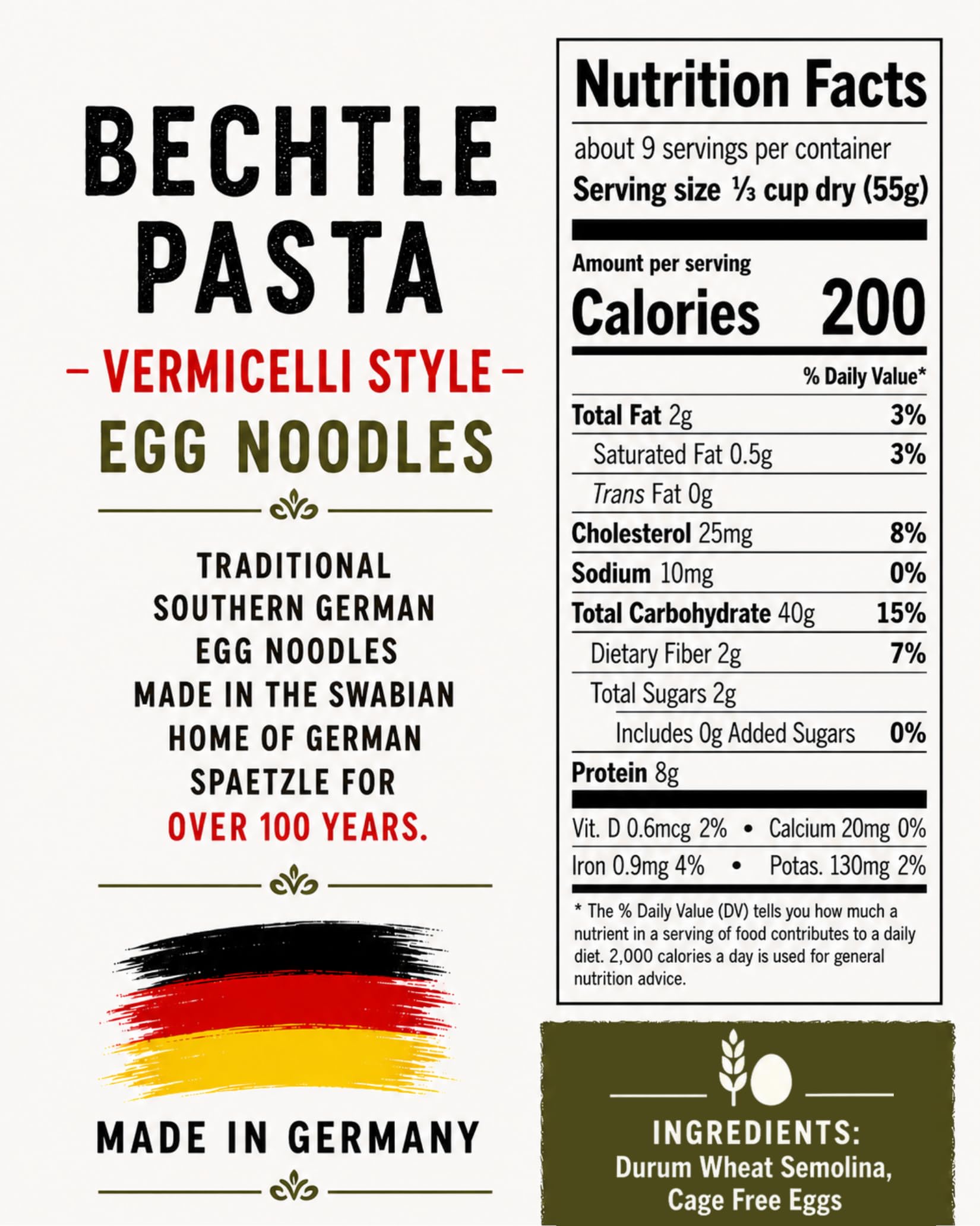 Bechtle noodle texture close-up highlighting delicate strands and consistent bite