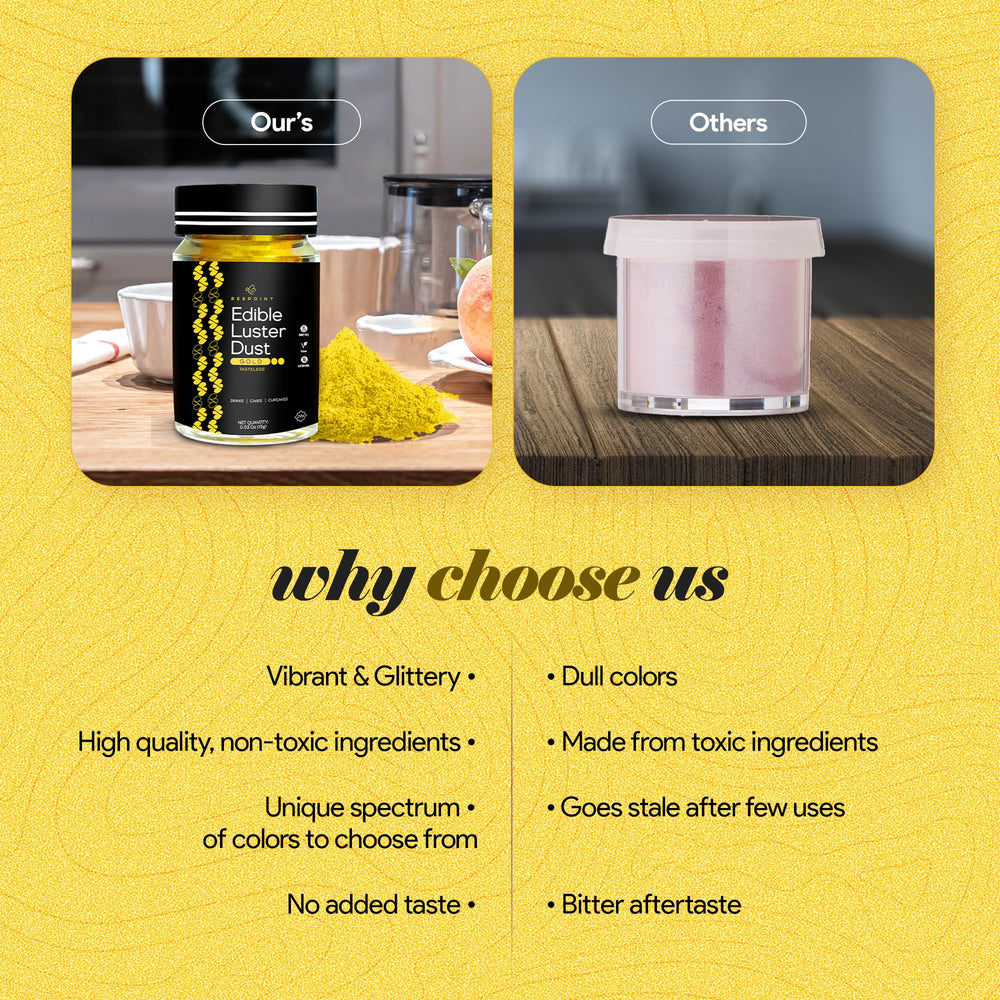 BeePoint open jar texture close-up highlighting silky powder for smooth application