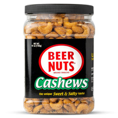 Beer Nuts front bag shot showing 41 oz package and bold branding