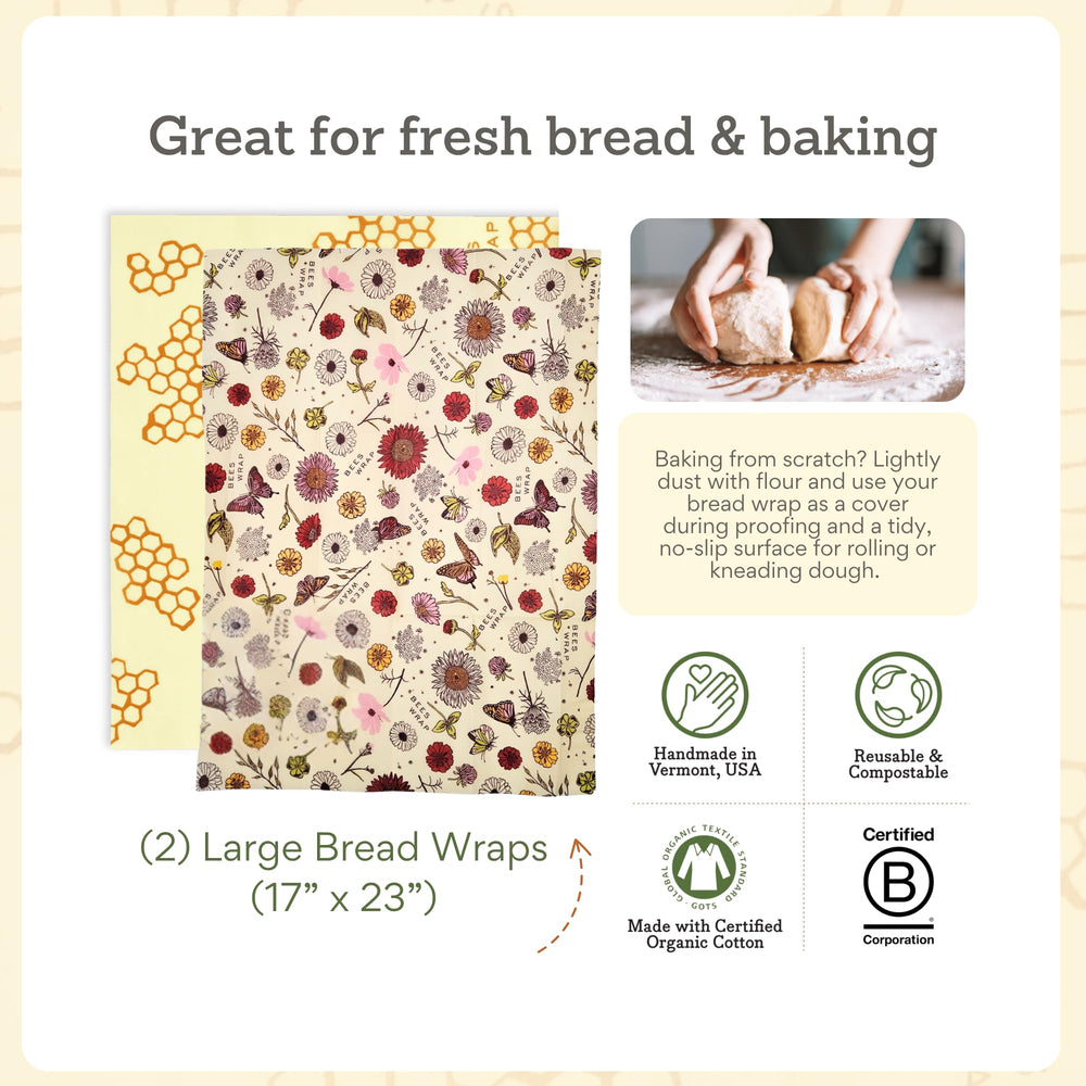 Bee's Wrap folded in a cupboard demonstrating compact reusable storage