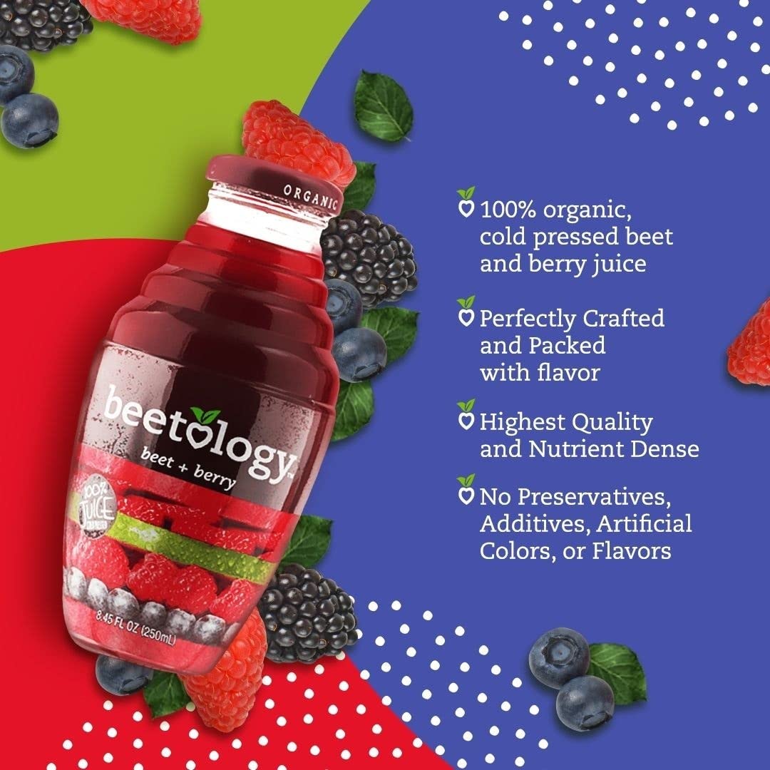 Beetology closeup of juice texture showing rich ruby color and smooth consistency benefit