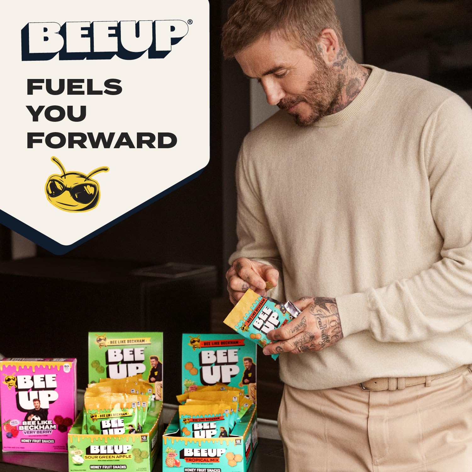 BEEUP pouch inside a child’s lunchbox for convenient packed-lunch benefit