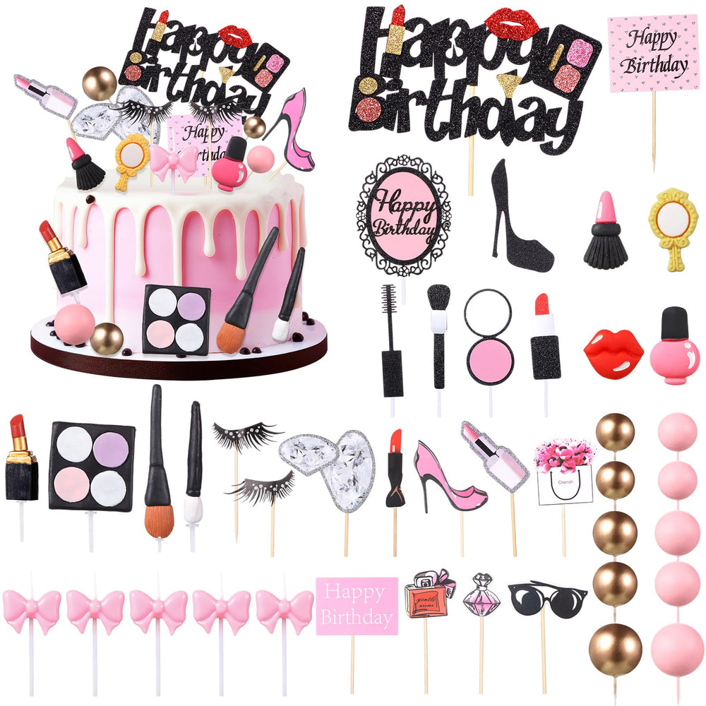 Beeveer front packaging showing full 42-piece makeup topper set and easy setup benefit