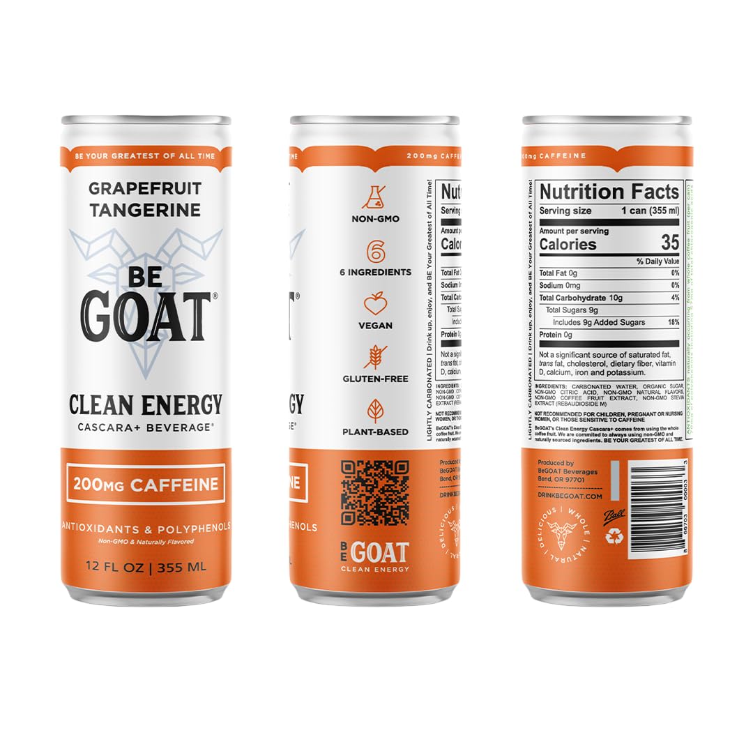 BeGOAT can poured into glass highlighting natural fizz and refreshing pour for enjoyment