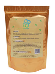 Behestora close up of individually sealed tea bag preserving freshness and aroma