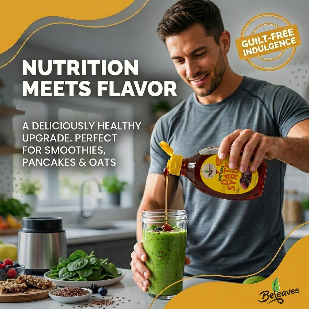 Beleaves used in baking bowl, boosting moisture and rich sweetness