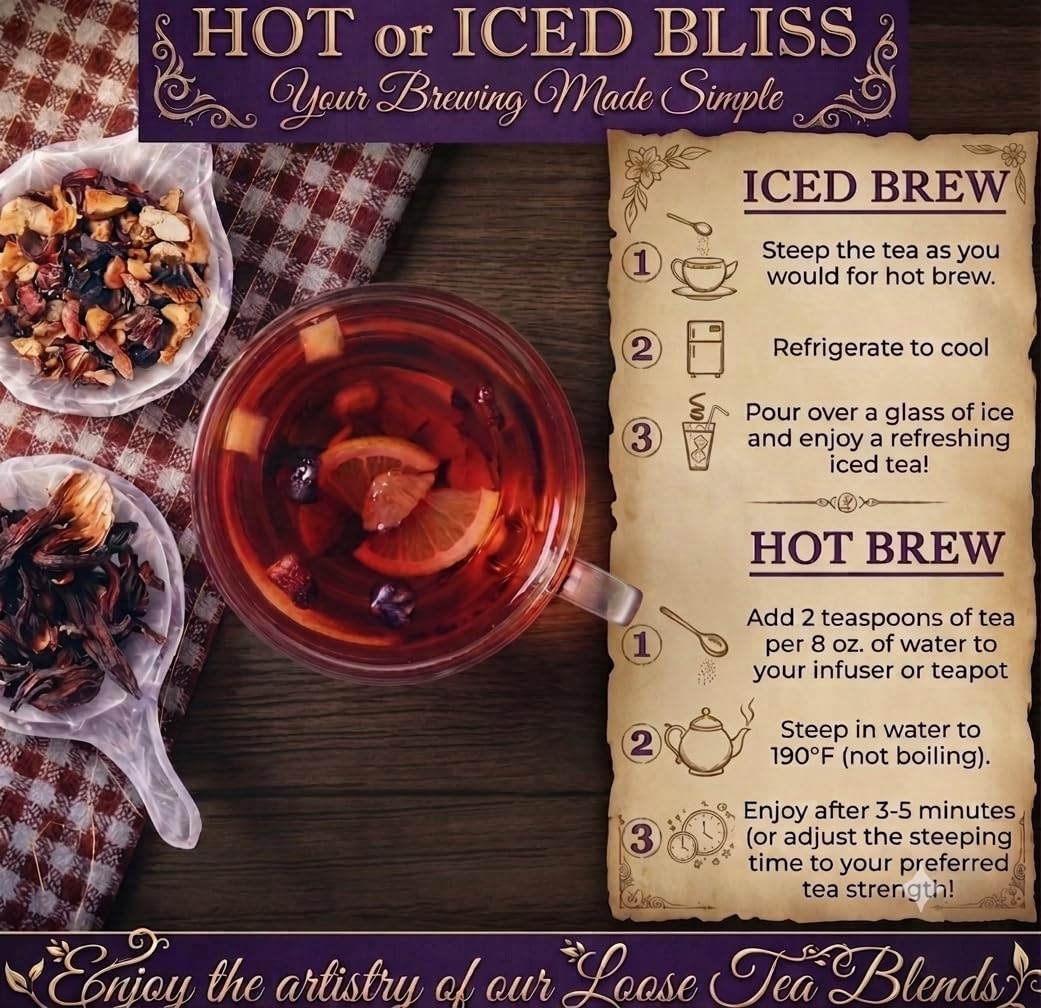 Bellasia Tea serving size beside measuring spoon for portion guidance and simple prep