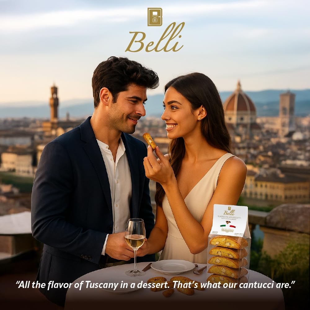 Close-up of Belli fig pieces inside biscotti highlighting natural fruit flavor