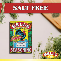 BELL'S seasoning spoonful in hand ready to season poultry for easy use