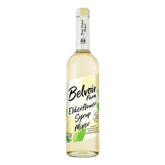 Belvoir Fruit Farms bottle front view showing elderflower cordial and natural appeal