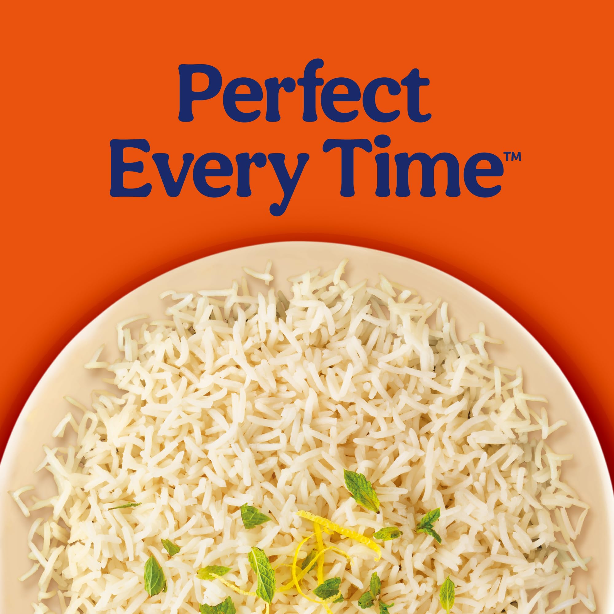 Ben's Original opened pouch after 90 seconds in microwave, ready to serve