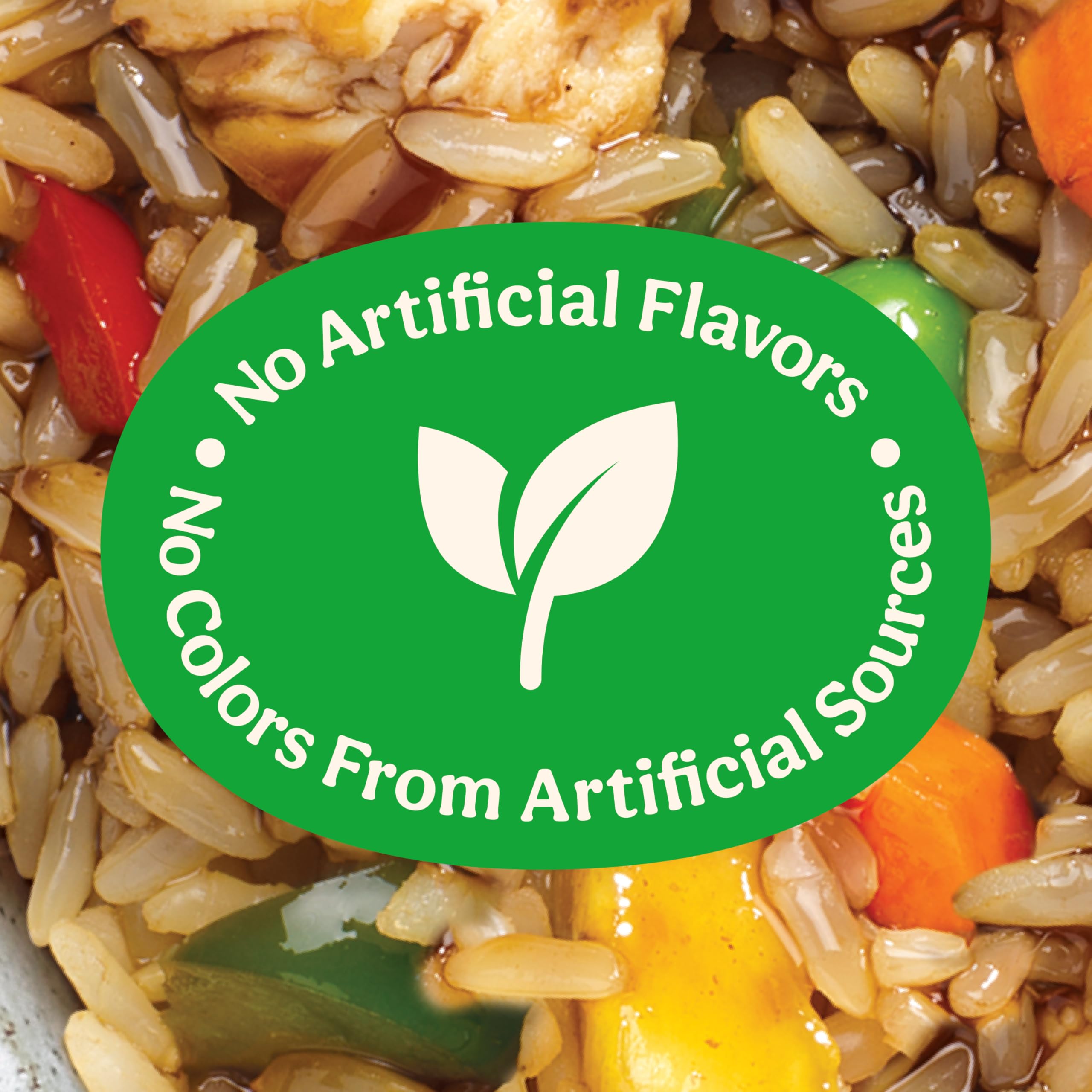 BEN'S ORIGINAL fresh ingredients pineapple carrots peas highlighting real flavors