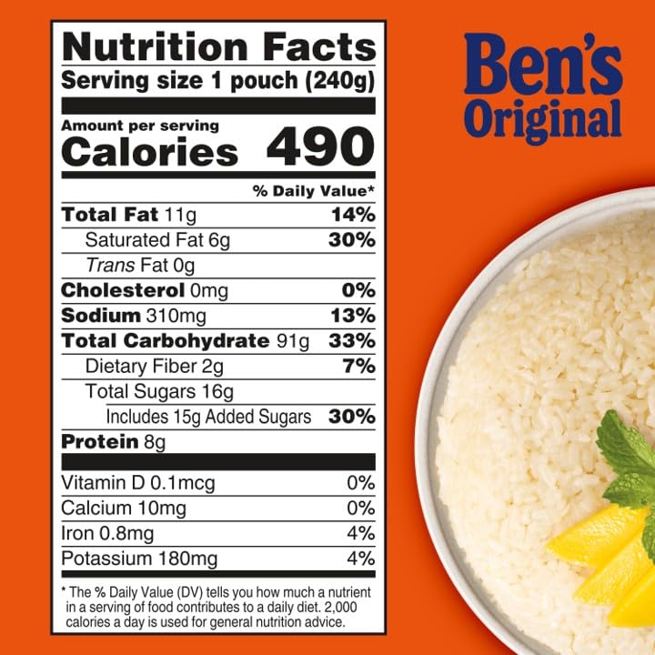 Ben's Original plated in a kitchen scene demonstrating easy weeknight serving