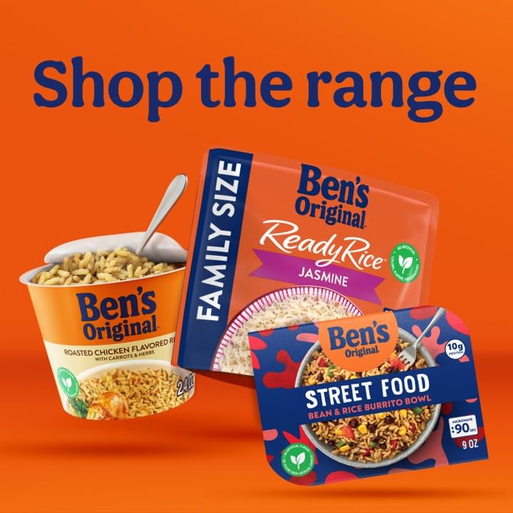 Ben's Original nutrition label close-up showing clean ingredients information