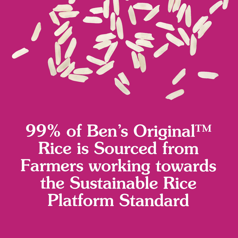 Ben's Original pot simmering rice demonstrating easy stovetop preparation