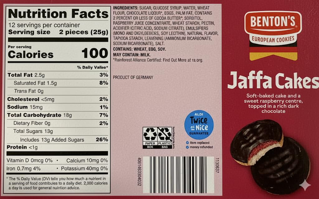 Benton’s close-up of cake layers highlighting raspberry center and dark chocolate benefit: rich contrast