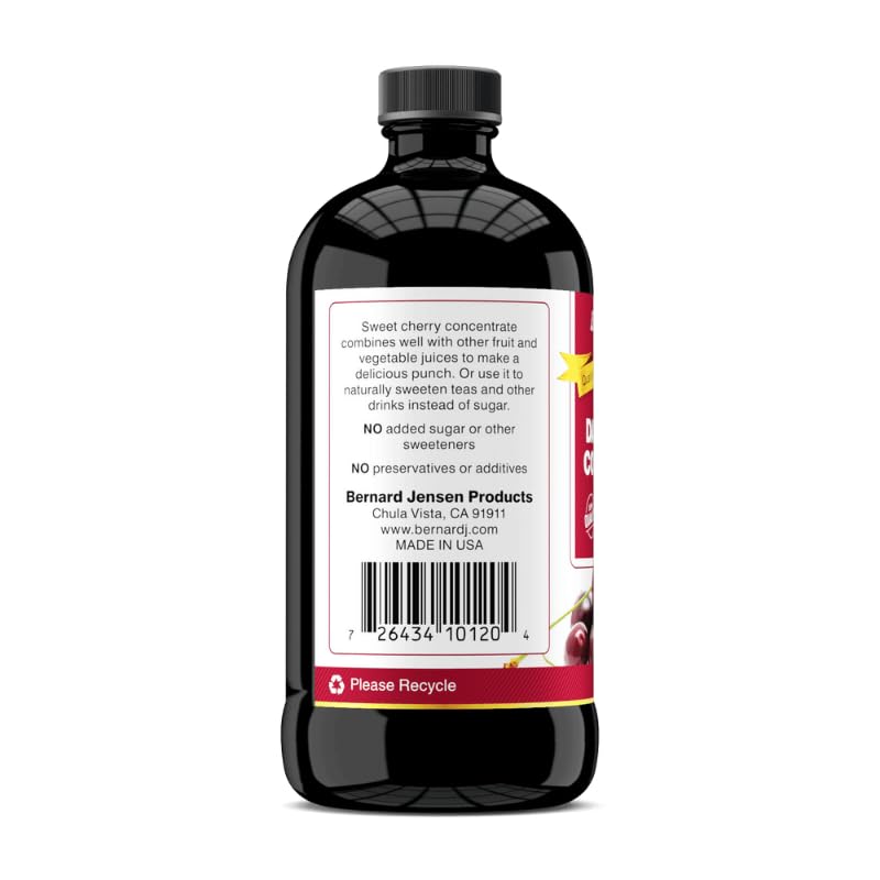 Dr Clark Store Bernard Jensen bottle held in hand to show 4 fl oz size and portion convenience