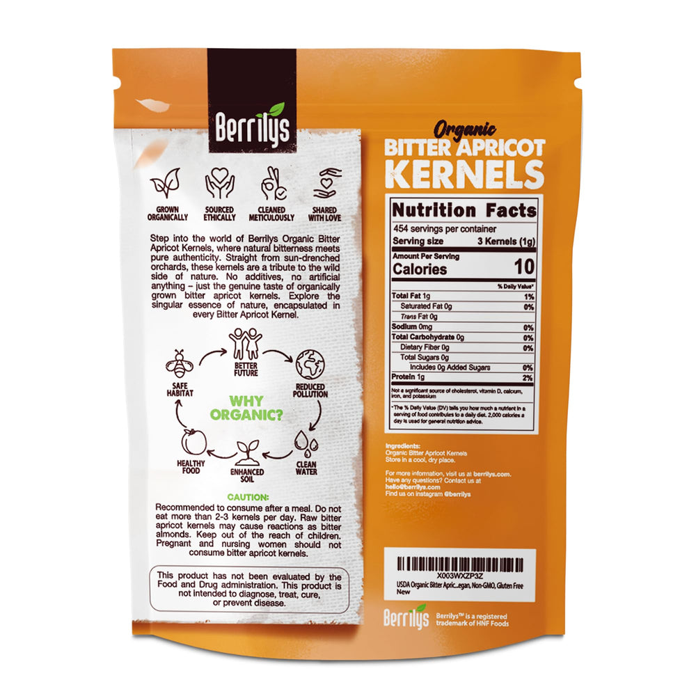 Berrilys kernel close-up texture showing whole seeds and natural quality benefits